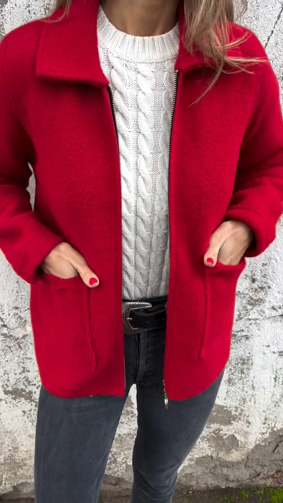 Zeitloser Vintage-Stil Jacke