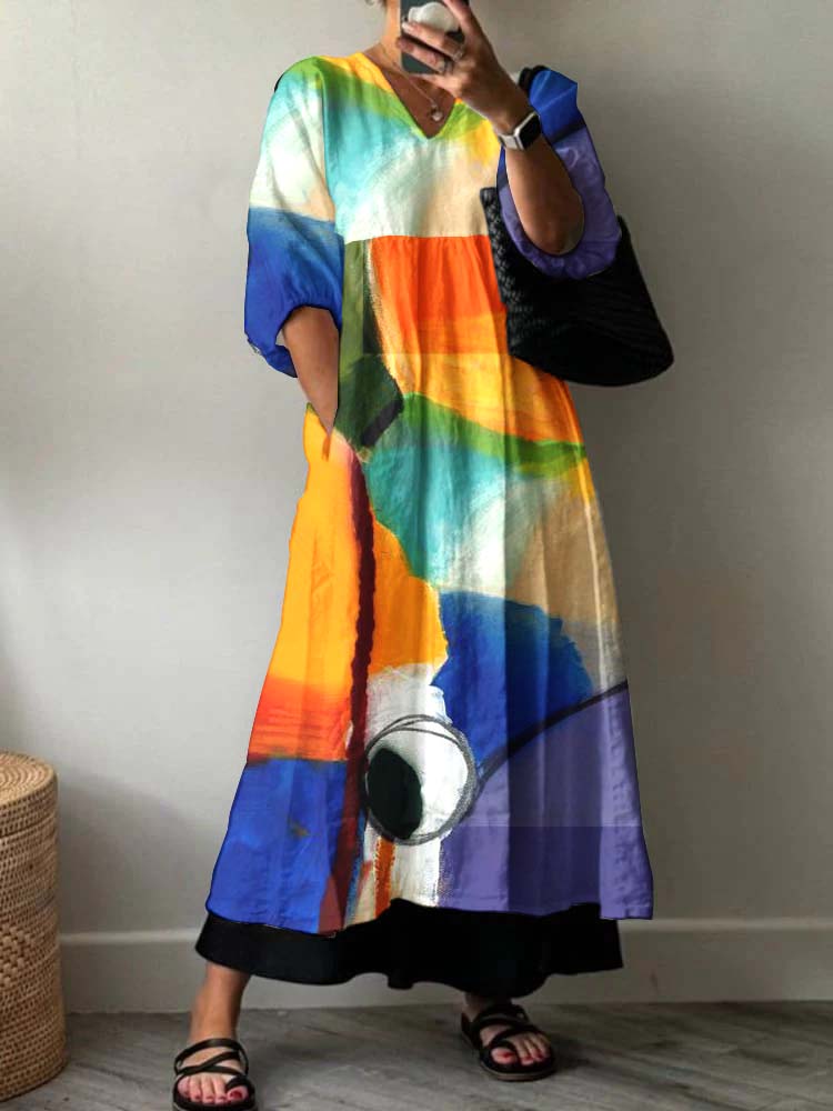 Klassische Vintage Kleid