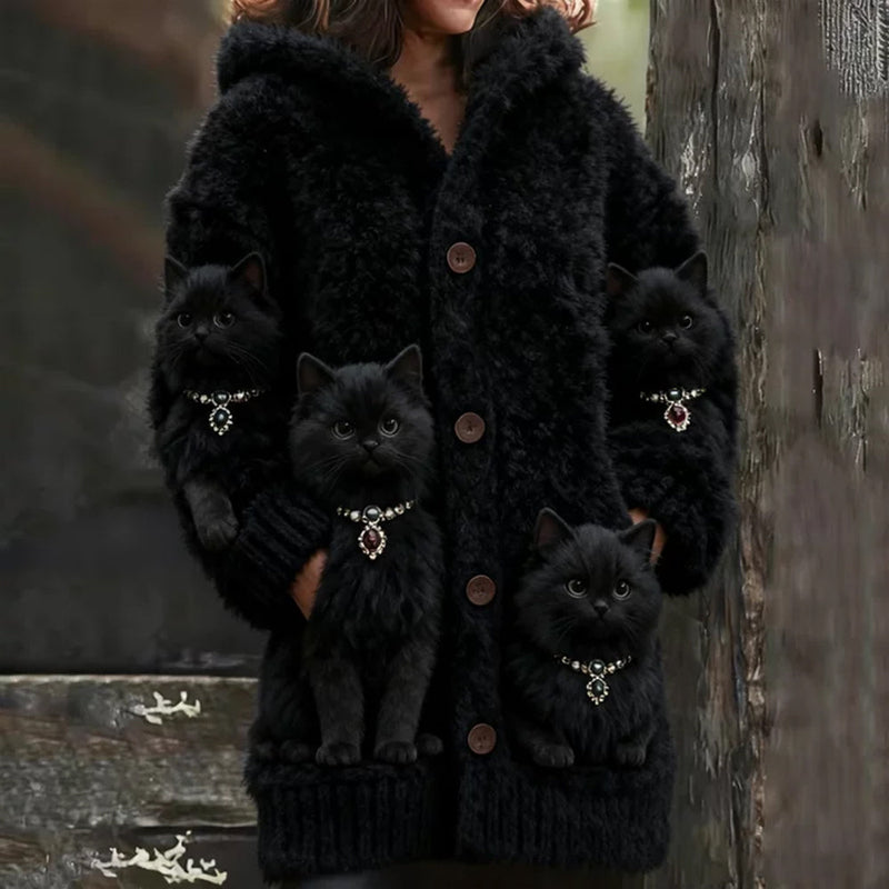 Klassische Vintage-Strickjacke