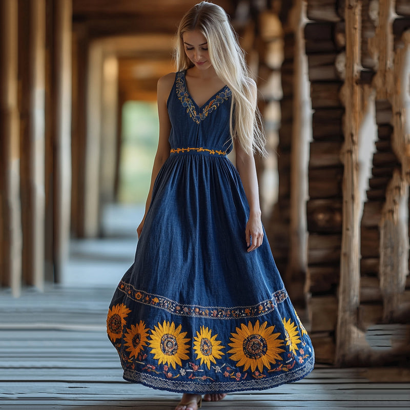 Klassisch gestaltete Kleid