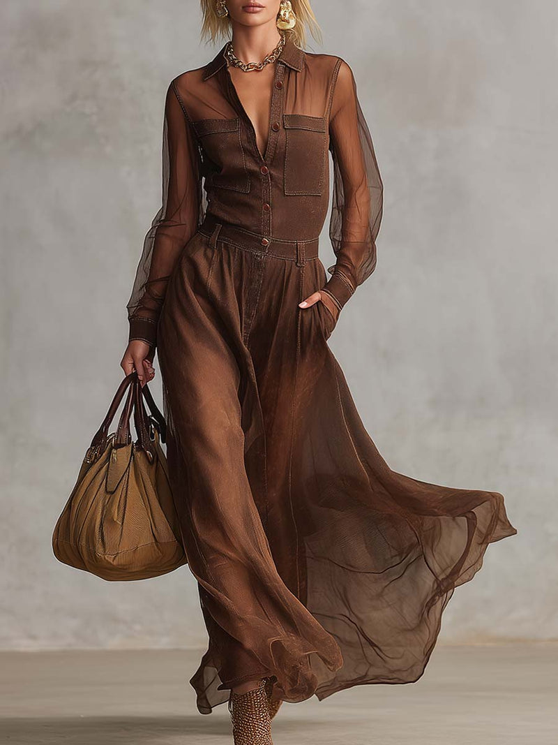 Durchdacht gestaltete Kleid