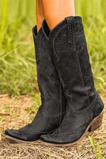 MW | Rustikale Western-Cowboy-Stiefel