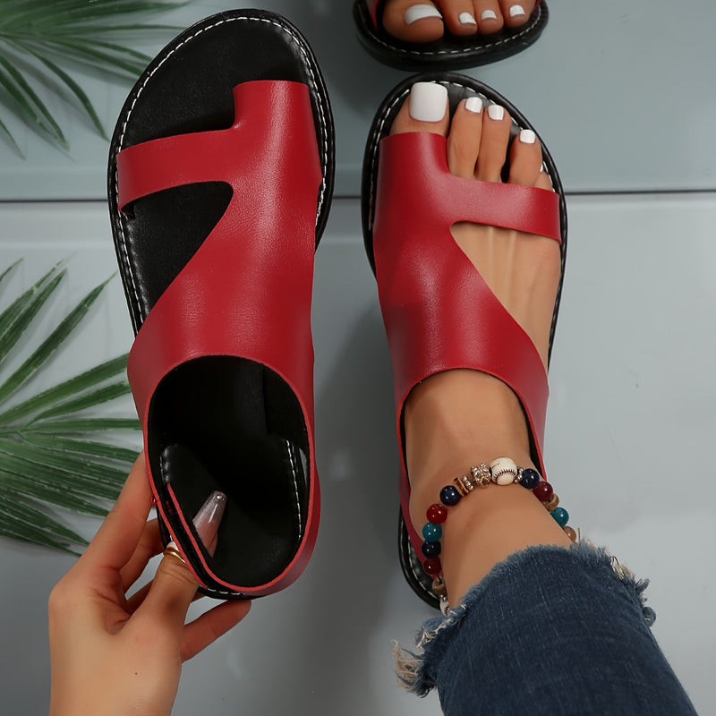 MW | Modische Sandalen mit offener Spitze und Cutout-Design