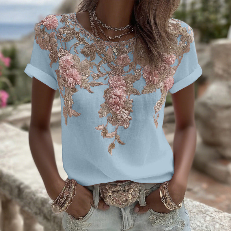 Anmutig gestaltete T-Shirt