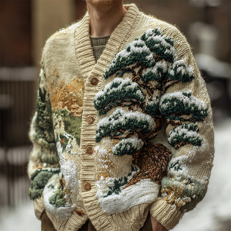 Vintage inspirierte Strickjacke