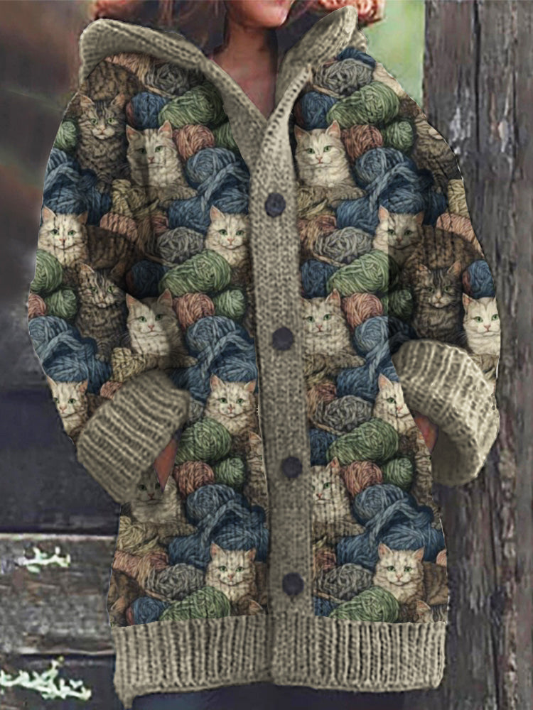 Klassische Vintage Strickjacke