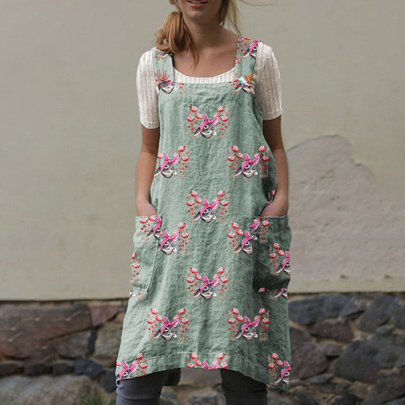 Klassisch gestaltete Kleid