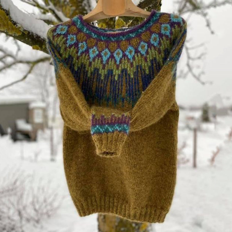 Zeitloser Vintage-Stil Pullover