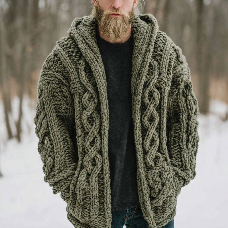 Zeitloser Vintage-Stil Strickjacke