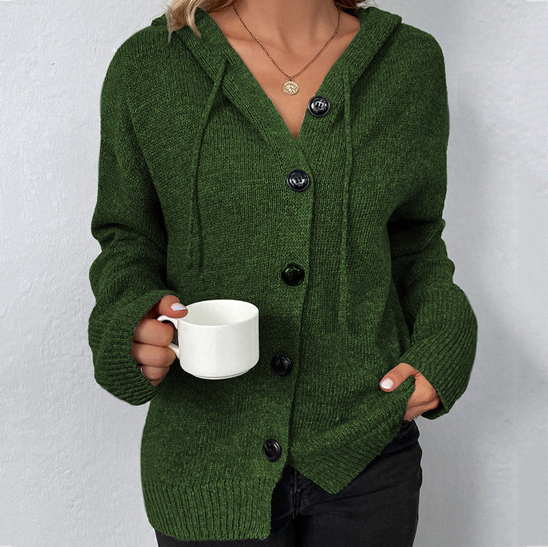 Durchdacht gestaltete Strickjacke