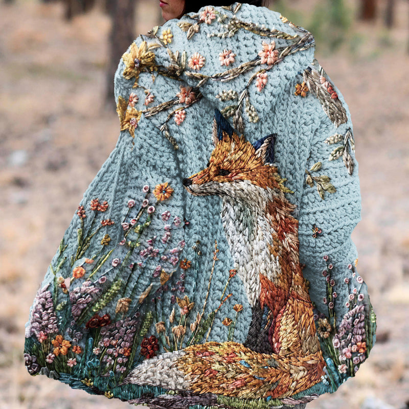 Durchdacht gestaltete Strickjacke