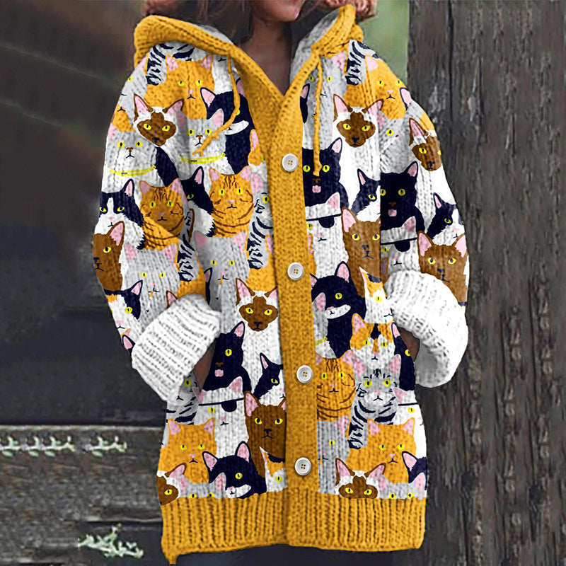 Wunderschön gefertigte Strickjacke
