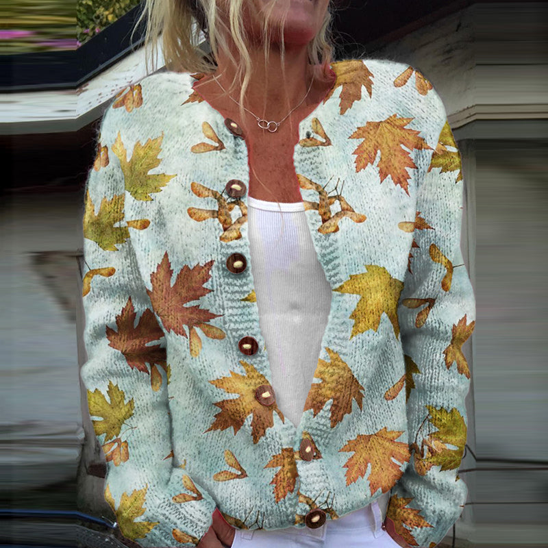 Durchdacht gestaltete Strickjacke