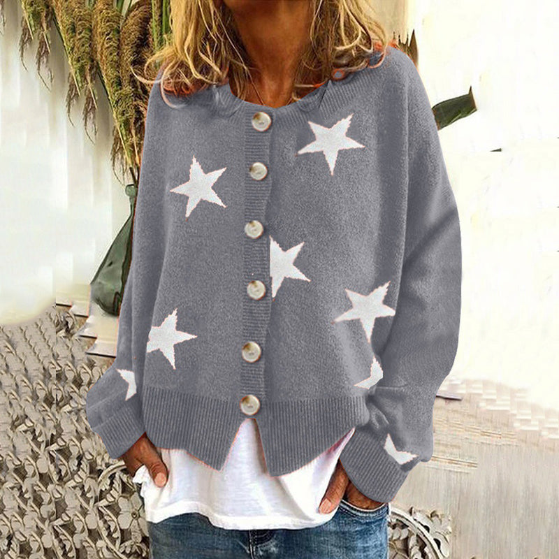 Wunderschön gefertigte Strickjacke