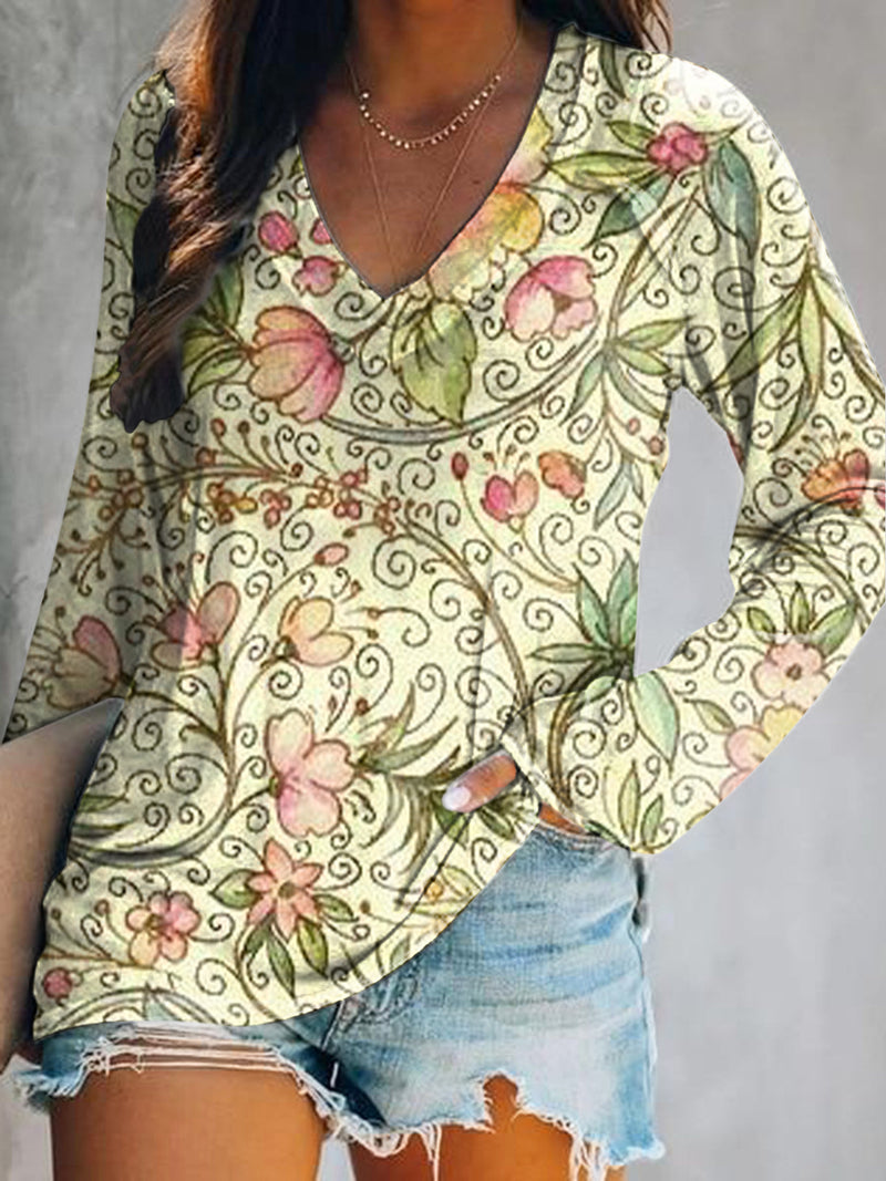Zeitloser Vintage-Stil Top