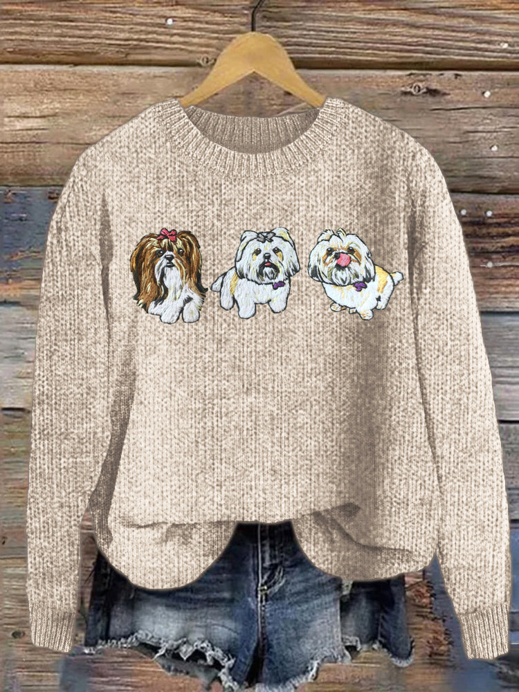 Zeitloser Vintage-Stil Pullover