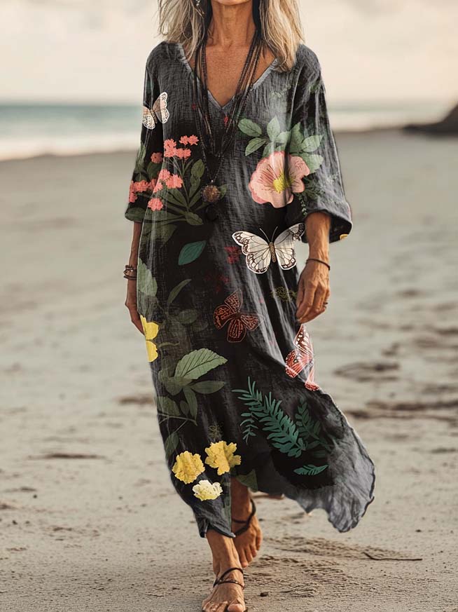 Klassische Vintage Kleid