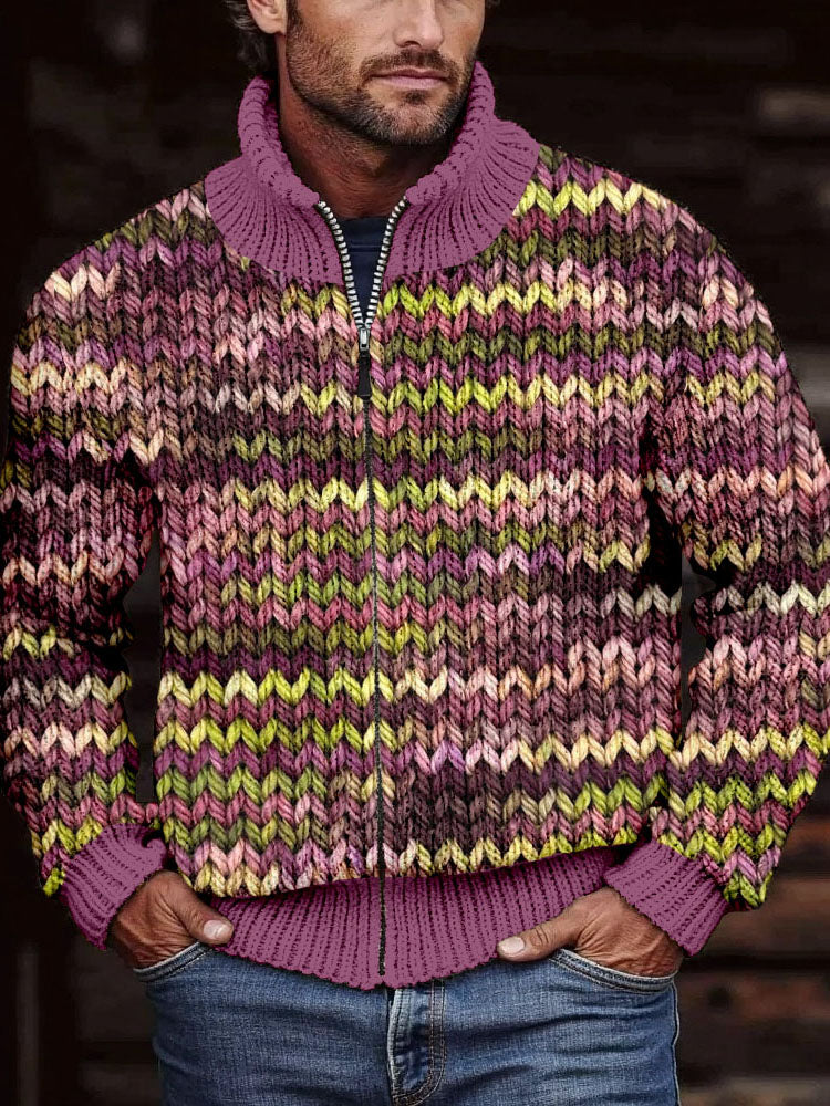 Zeitloser Vintage-Stil Strickjacke