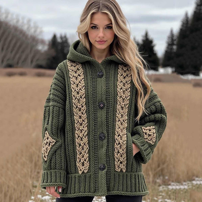 Vintage inspirierte Strickjacke