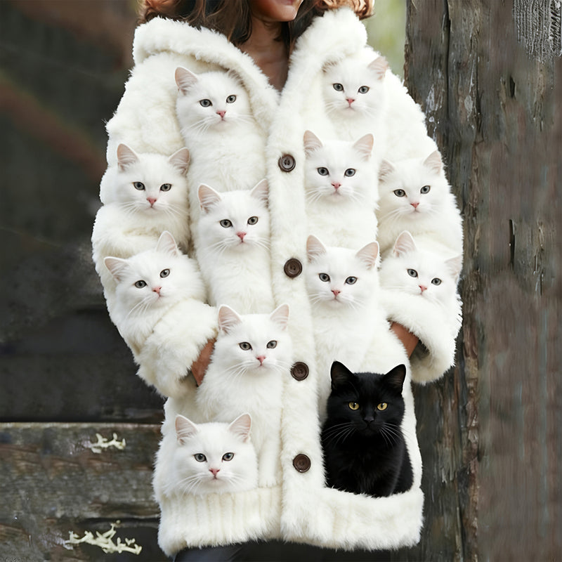 Anmutig gestaltete Strickjacke