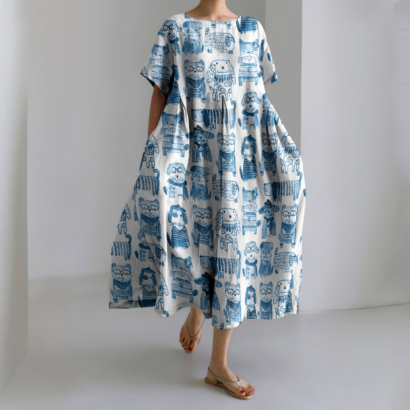 Durchdacht gestaltete Kleid