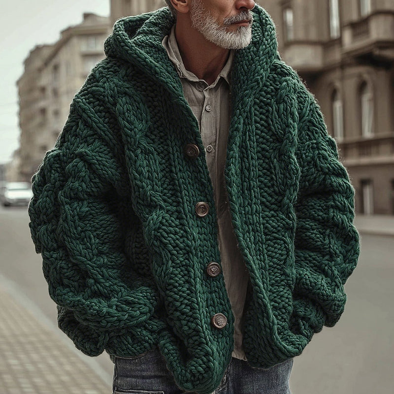 Zeitloser Vintage-Stil Strickjacke