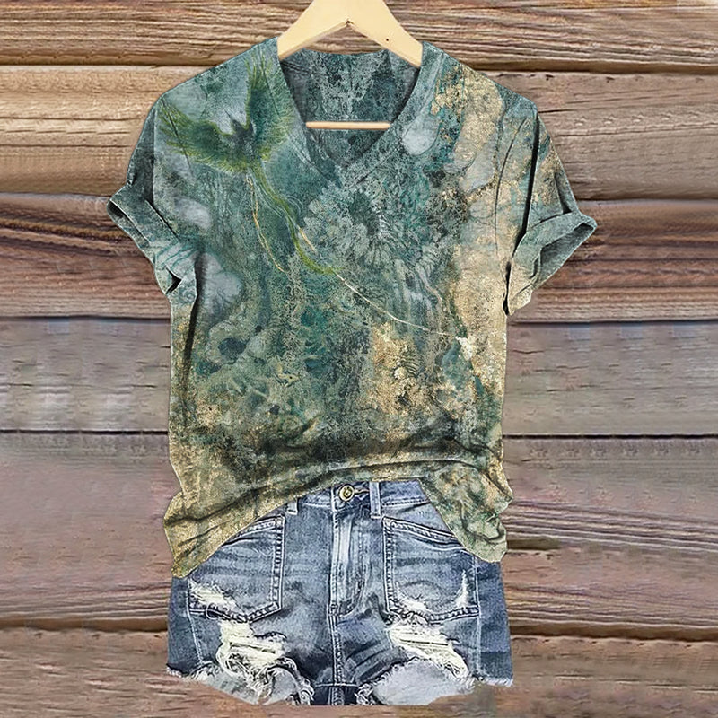 Anmutig gestaltete T-Shirt