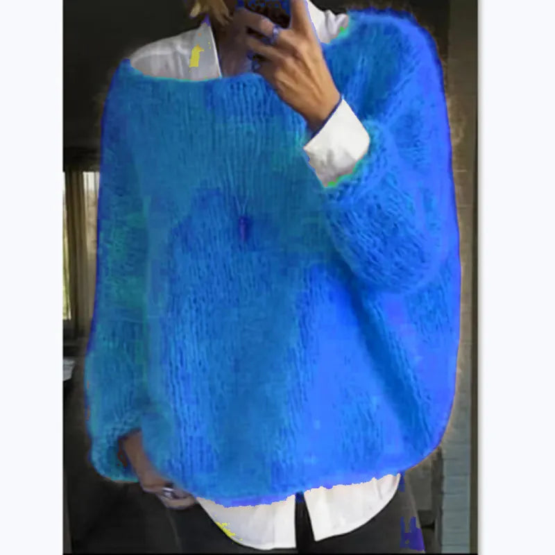 JO | Gemütlicher übergroßer Strickpullover