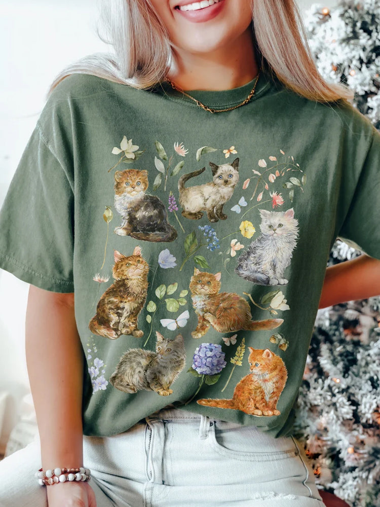 Zeitloser Vintage-Stil T-Shirt