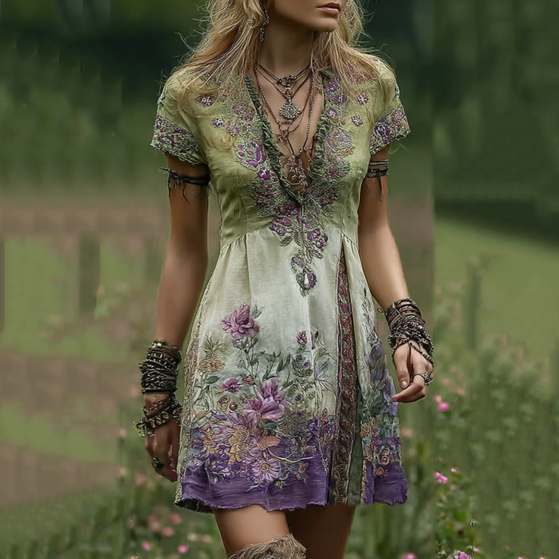 Anmutig gestaltete Kleid