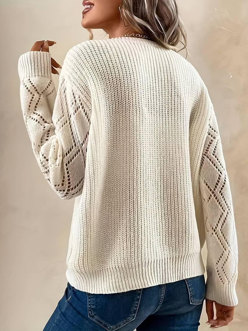 MW | Lässiger Langarmpullover