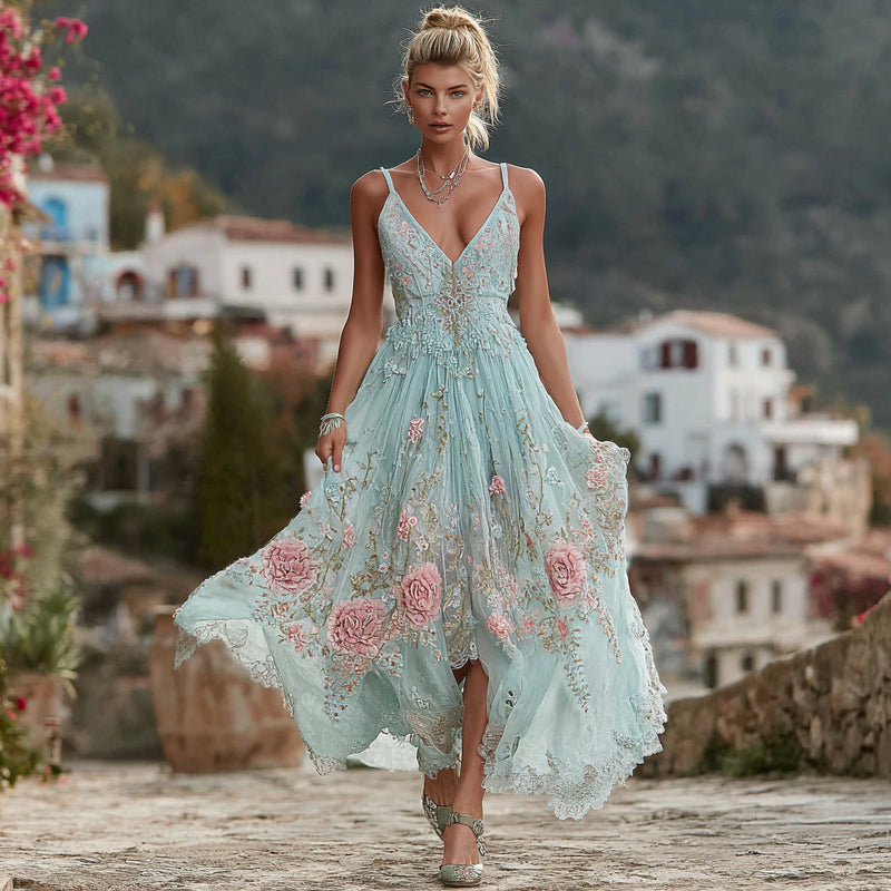 Klassisch gestaltete Kleid