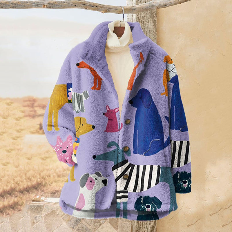 Klassisch gestaltete Strickjacke