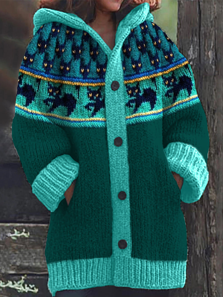 Anmutig gestaltete Strickjacke