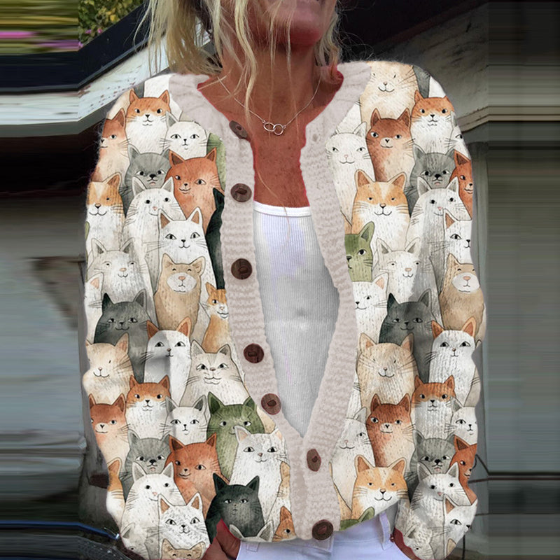 Wunderschön gefertigte Strickjacke