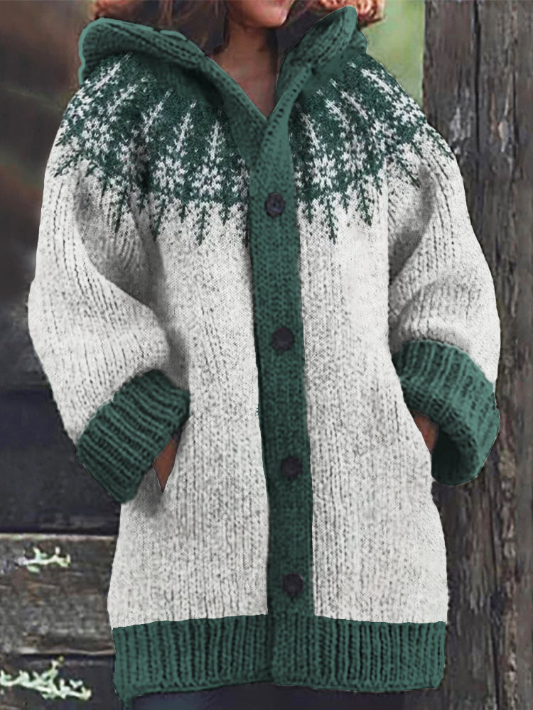 Klassische Vintage Strickjacke
