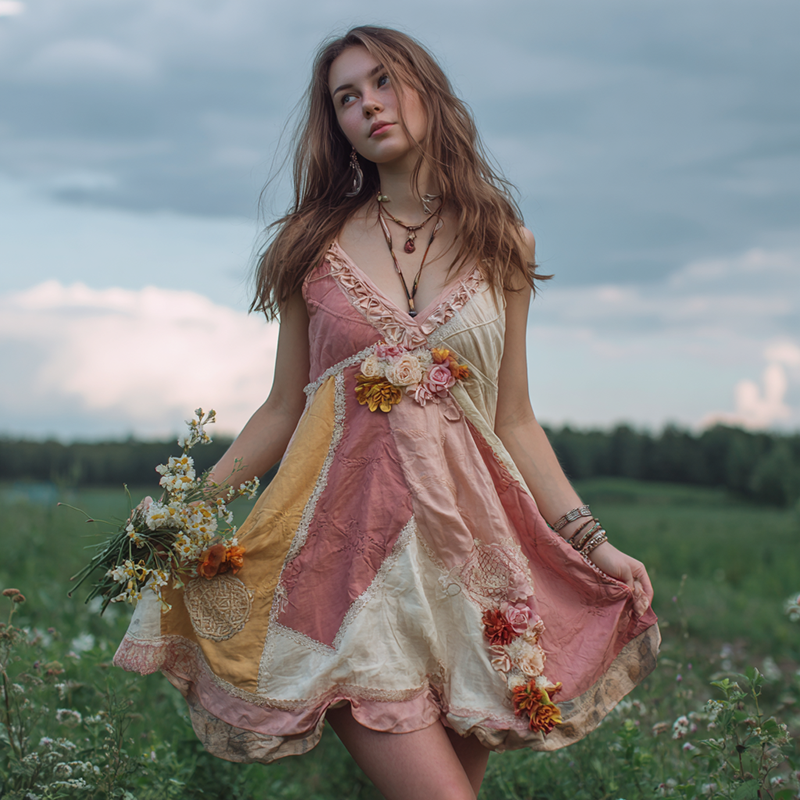 Durchdacht gestaltete Kleid