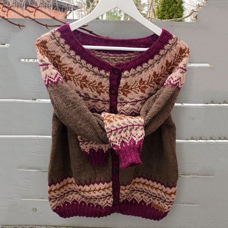 Klassische Vintage Strickjacke
