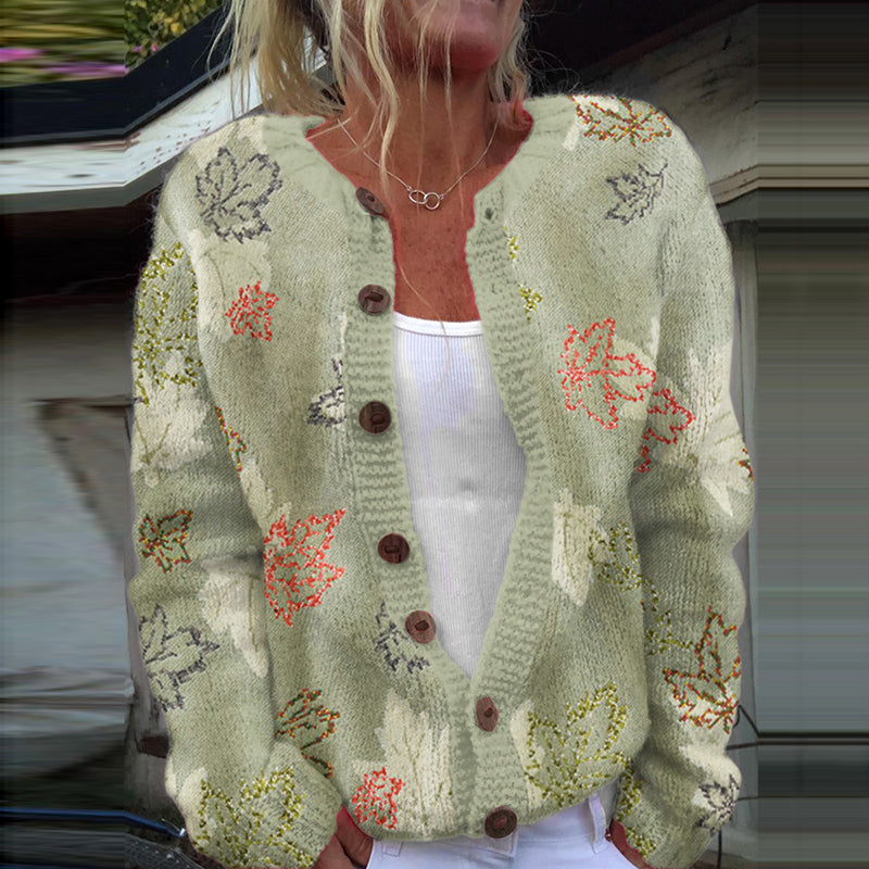 Anmutig gestaltete Strickjacke