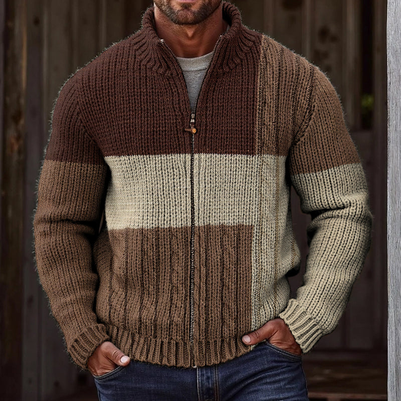 Zeitloser Vintage-Stil Strickjacke