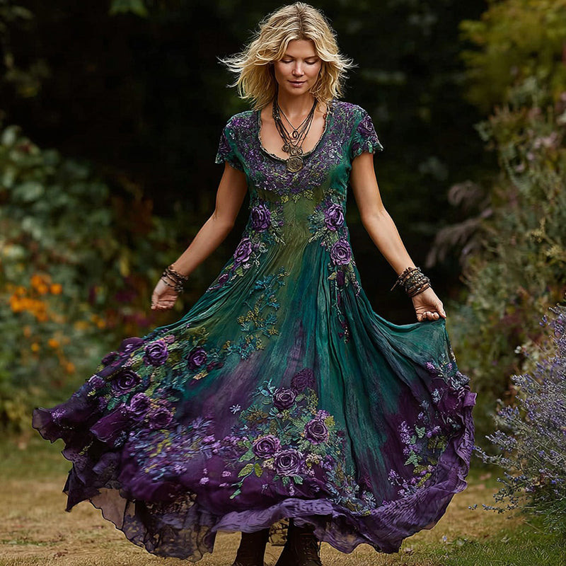 Klassisch gestaltete Kleid