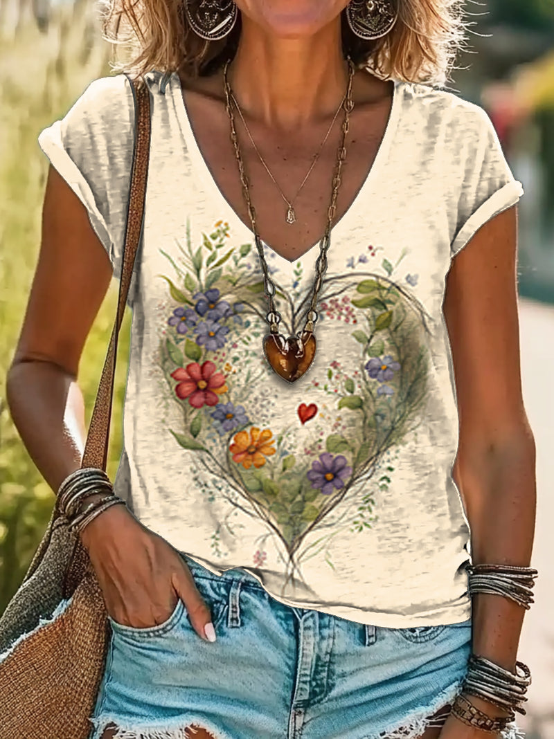 Durchdacht gestaltete T-Shirt