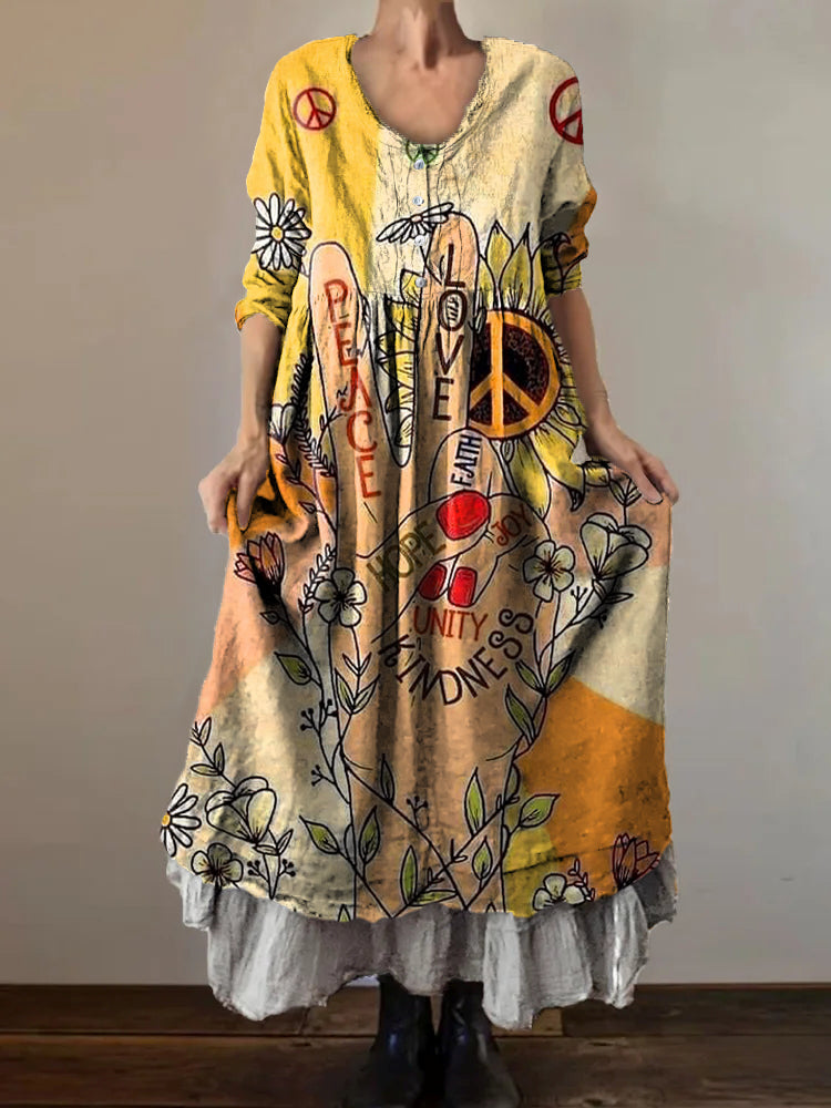 Zeitloser Vintage-Stil Kleid