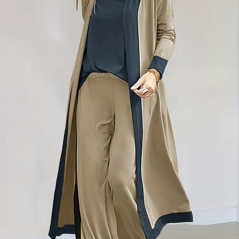 Durchdacht gestaltete Strickjacke