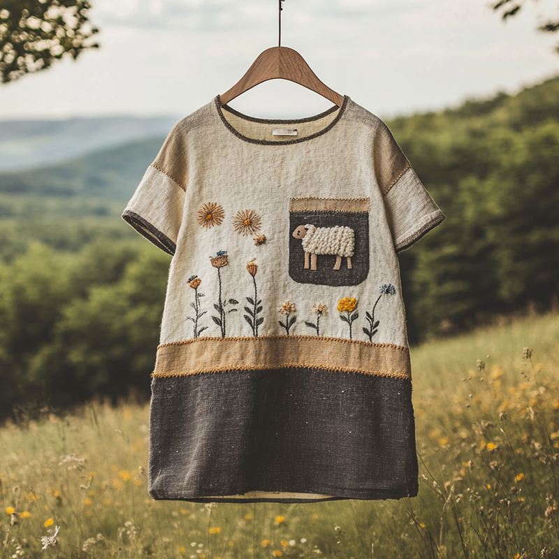 Wunderschön gefertigte T-Shirt