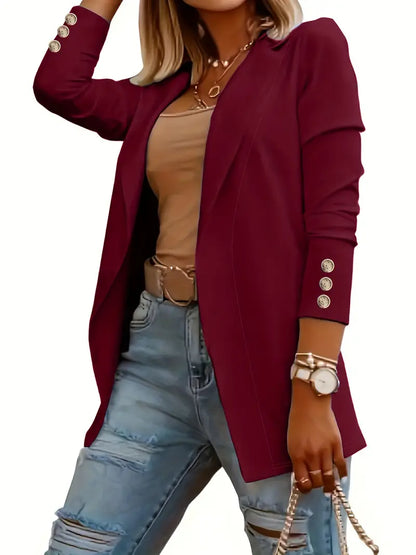 MW | eleganter langärmeliger Blazer für den Frühling