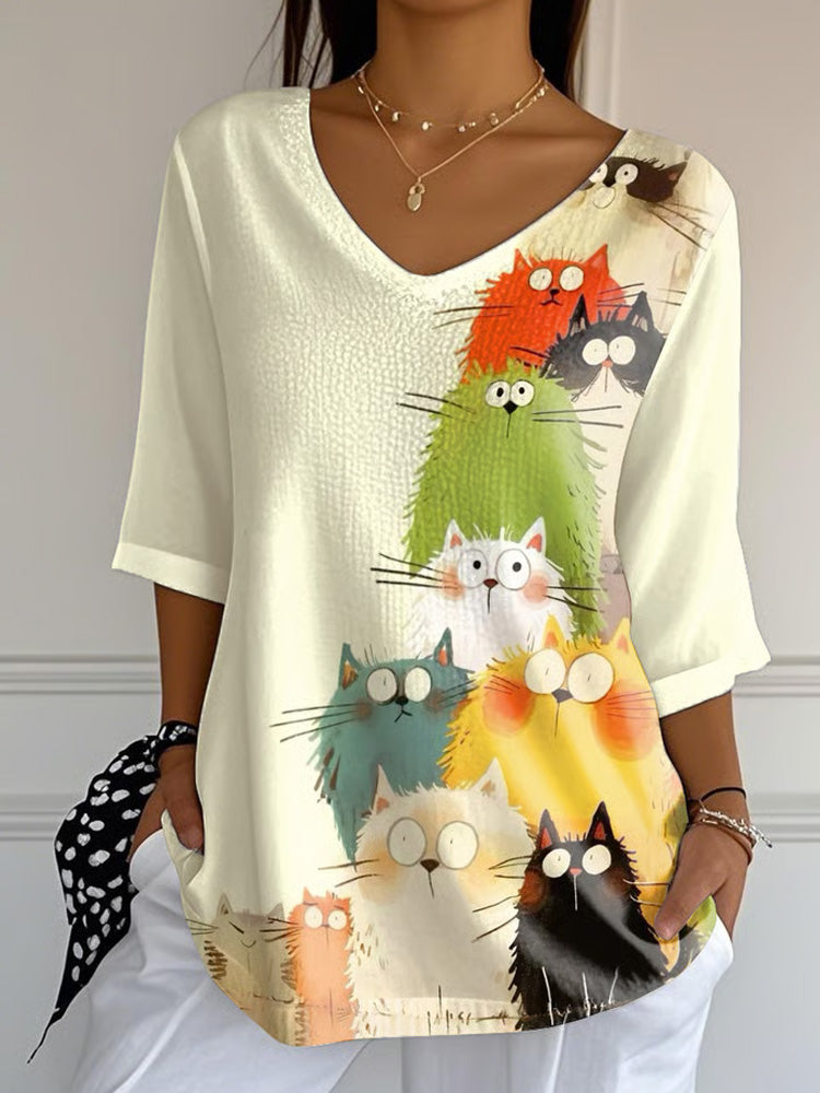 Zeitloser Vintage-Stil T-Shirt