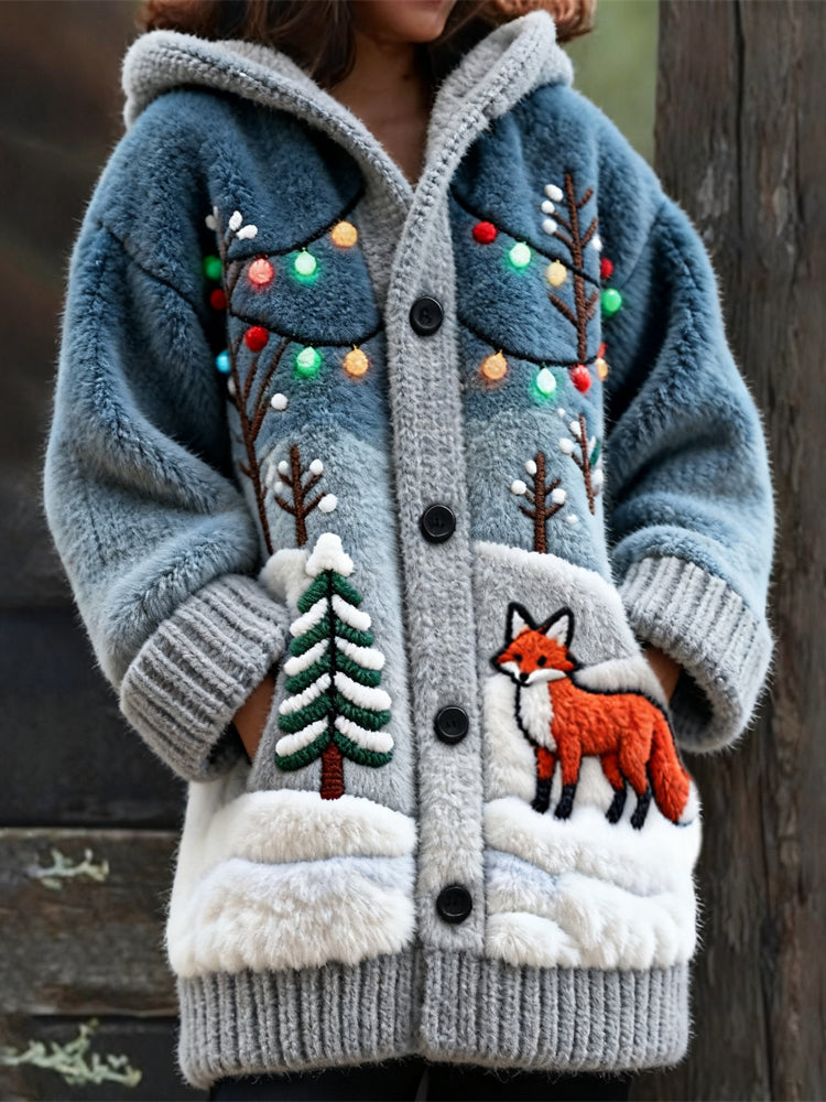 Anmutig gestaltete Strickjacke