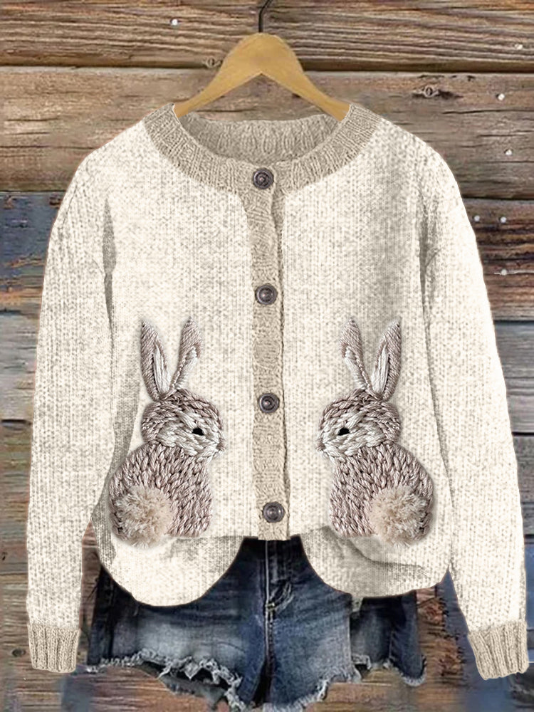 Vintage inspirierte Strickjacke