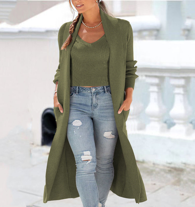 Zeitloser Vintage-Stil Strickjacke